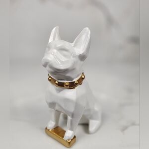 Gold and‎ White French bulldog Home Decor